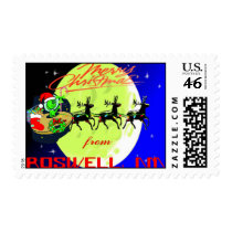 Merry Christmas from Roswell, NM Stamp
