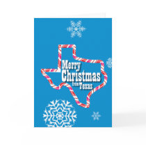 Merry Christmas from Texas Greeting Cards