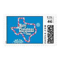Merry Christmas from Texas Postage Stamp