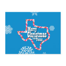 Merry Christmas from Texas Post Card