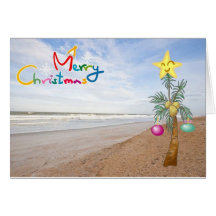 MERRY CHRISTMAS "FROM THE BEACH" CARDS