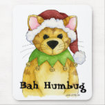 Merry Christmas from the Cat Bah Humbug Mousepad