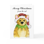 Merry Christmas from the Cat Card