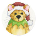 Merry Christmas From The Cat Sticker