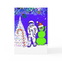 Merry Christmas From The Moon ! Card by 3DMOONMAN Merry Christmas From The Moon ! Card