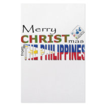 Merry Christmas From the Philippines stationery