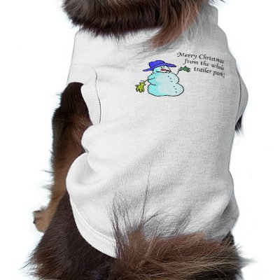 Merry Christmas From The Whole Trailer Park 2 Pet Clothes by CelebrationZazzle