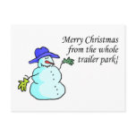 Merry Christmas From The Whole Trailer Park 2 postcards