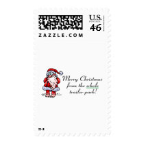 Merry Christmas From The Whole Trailer Park Postage Stamps