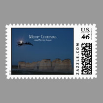 Merry Christmas from western Kansas 2 postage by wksimages Merry Christmas from western Kansas 2 postage
