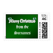 Merry Christmas from YOUR Family Stamps
