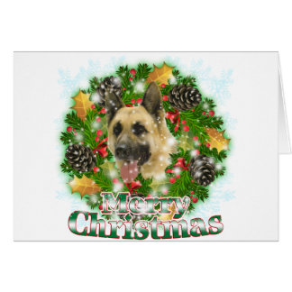 Merry Christmas German Shepherd Gifts on Zazzle