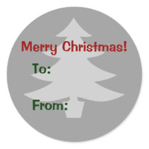 Merry Christmas gift label stickers by rubymonkey Merry Christmas gift label stickers