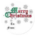 Merry Christmas Gift Stickers sticker