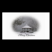 Merry Christmas Gift Tag business cards