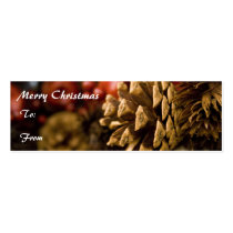 Merry Christmas Gift Tag business cards