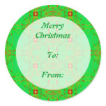 Merry Christmas Gift tag stickers