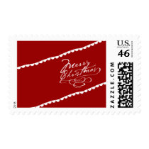 Merry Christmas Gift Wrap Stamp