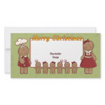 Merry Christmas - Gingerbread Girl and Boy
