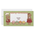 Merry Christmas - Gingerbread Girl and Boy