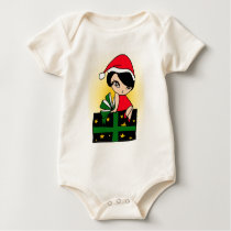 Merry Christmas!! Girl Babysuit (T212) t-shirts