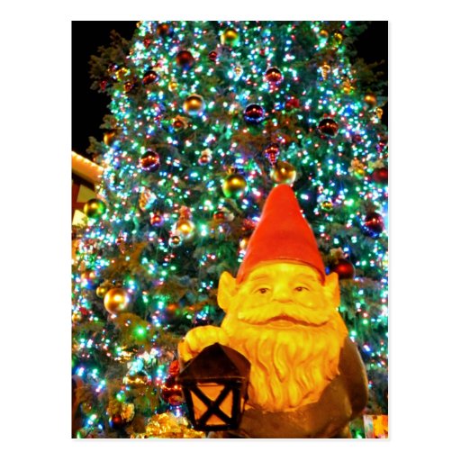 Merry Christmas Gnome Postcard | Zazzle