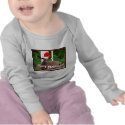 MERRY CHRISTMAS GOAT GREETINGS t-shirts