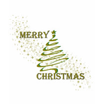 Merry Christmas Gold Tree t-shirts by NotionsbyNique Merry Christmas Gold Tree t-shirts