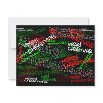 MERRY CHRISTMAS GRAFFITI