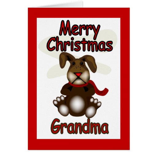 Merry Christmas Grandma Card | Zazzle