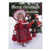 Merry christmas, Grandma Card