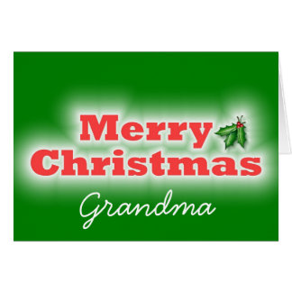 Grandma Christmas Cards  Zazzle