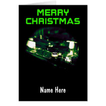 Merry Christmas Green Card cards