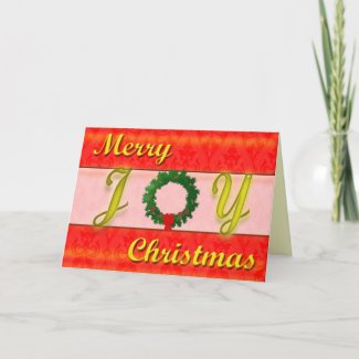 Merry Christmas greeting card