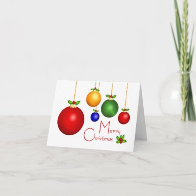 Merry Christmas Greeting Card