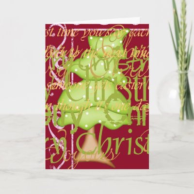 Merry Christmas Greeting Card