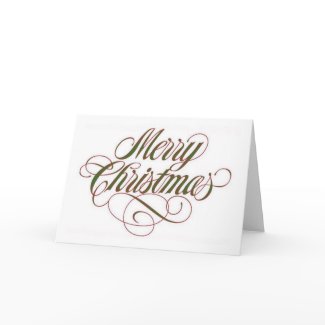 Merry Christmas! Greeting Card Template card
