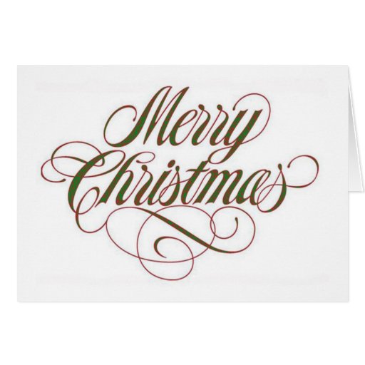 Merry Christmas! Greeting Card Template | Zazzle