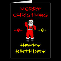 Merry Christmas & Happy Birthday Cards cards