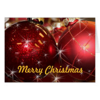 Merry Christmas, happy holidays Greeting Card