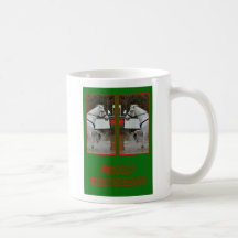 Merry Christmas Happy Holidays wishes Xmas Mug