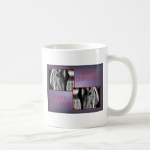 Merry Christmas Happy Holidays wishes Xmas Coffee Mug