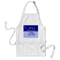Merry Christmas Happy New Year aprons