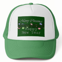 Merry Christmas Happy New Year hats