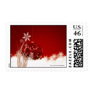 Merry Christmas Happy New Year Season's Greetings Postage Stamps