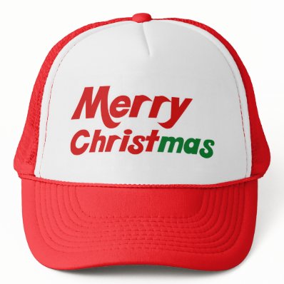 Merry Christmas Mesh Hats