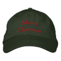 Merry Christmas Hat embroidered hats