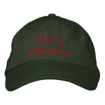 Merry Christmas Hat embroidered hats by PhotoPatch Merry Christmas Hat embroidered hats