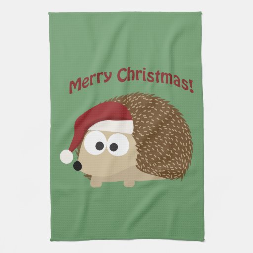 christmas hedgehog cushion