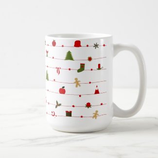 Merry Christmas Holiday celebrations Santa Clause Coffee Mug